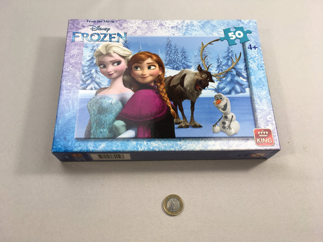 Complet Puzzle 50pc reine des neiges, 4+, moins cher chez Petit Kiwi