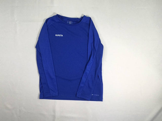T-shirt de sport m.l bleu Kipsta, moins cher chez Petit Kiwi