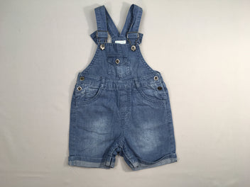 Salopette short denim