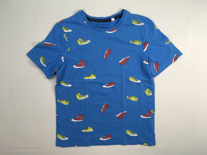 T-shirt m.c bleu baskets, moins cher chez Petit Kiwi