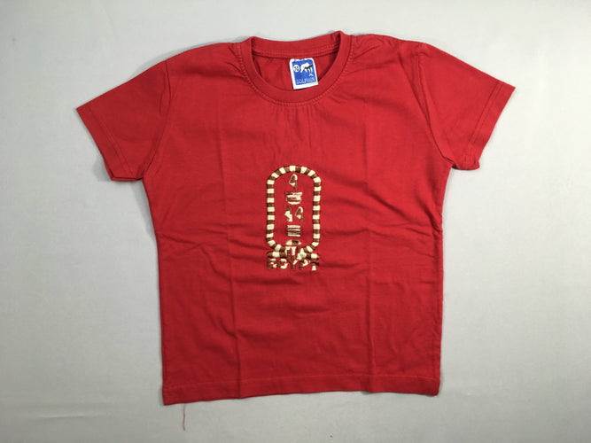 T-shirt m.c rouge Egypt, moins cher chez Petit Kiwi