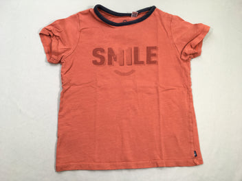 T-shirt m.c orange flammé Smile