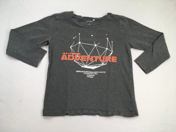 T-shirt m.l gris foncé Adventure