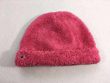 Bonnet peluche rose