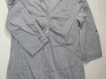 Blouse/chemisier m.l gris clair