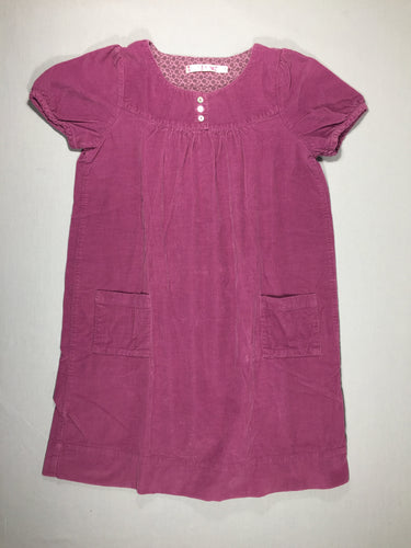 Robe m.c velours côtelé mauve ( CFK), moins cher chez Petit Kiwi