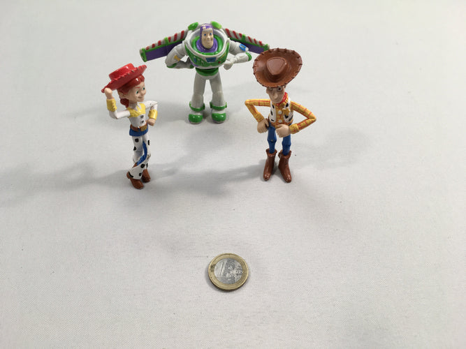 3 Figurines 9 cm Woody-Buzz-Jessie, moins cher chez Petit Kiwi