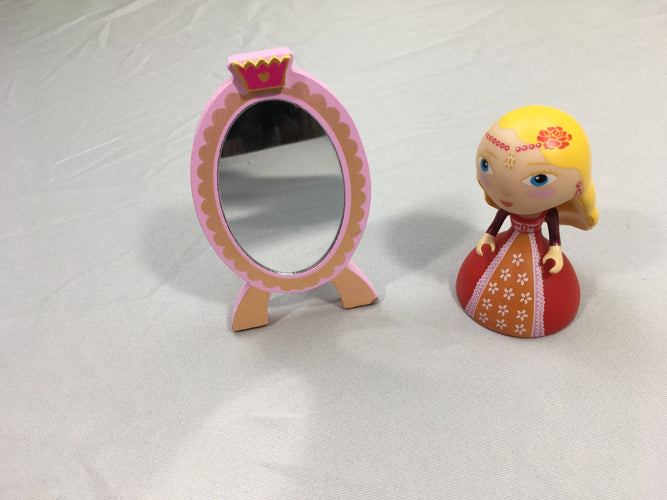 Figurine Nina & Ze miroir, Arty Toys, manque l'oiseau, moins cher chez Petit Kiwi