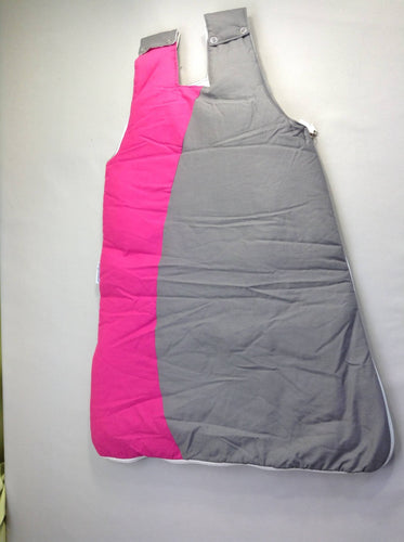 Sac de couchage s.m ouatiné gris/rose, Je caline, moins cher chez Petit Kiwi