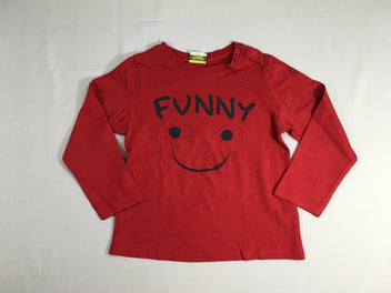 T-shirt m.l rouge funny