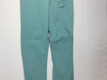 Pantalon vert taille et chevilles élastiques ceinture