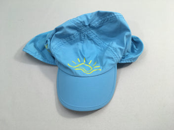 Casquette bleu avec protège-nuque