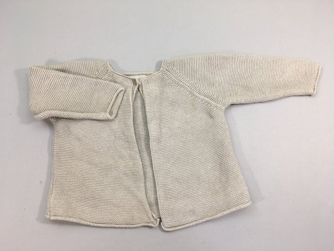 Gilet beige, moins cher chez Petit Kiwi
