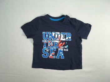 T-shirt m.c bleu marine Under