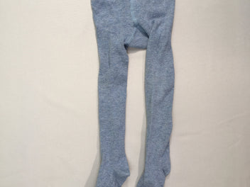 Paire de collants bleu chiné