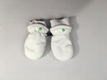 Moufles polar blanc