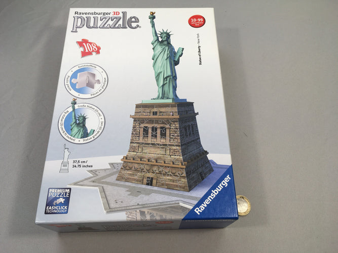 Neuf-Puzzle 3D Statue de la liberté +10a, moins cher chez Petit Kiwi