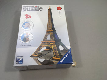 Neuf-Sous Blister-Puzzle 3D tour Eiffel +12a