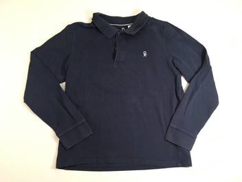 Polo m.l bleu marine