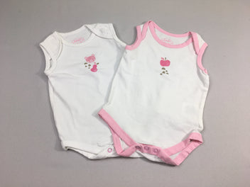 2 Bodies s.m blanc/rose pommes