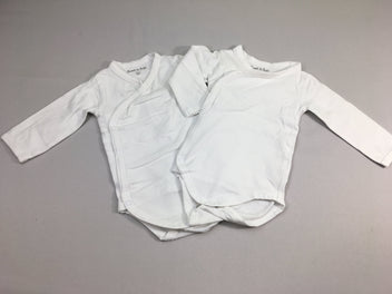 2 bodies ml croisés blanc