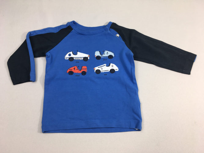 T-shirt m.l bleu autos, moins cher chez Petit Kiwi
