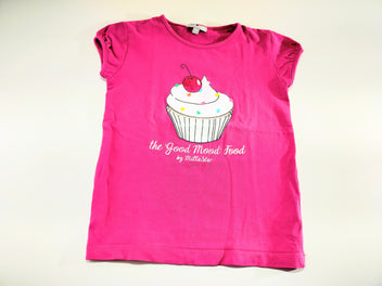 T-shirt m.c rose fushia, cupacke