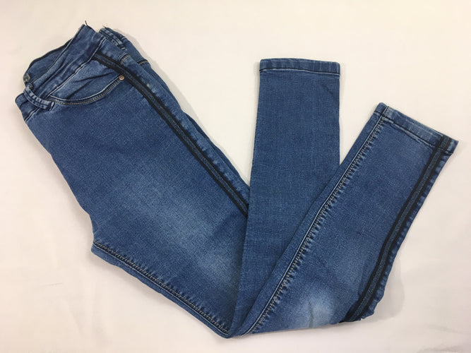 Jeans bandes latérales irisées, moins cher chez Petit Kiwi