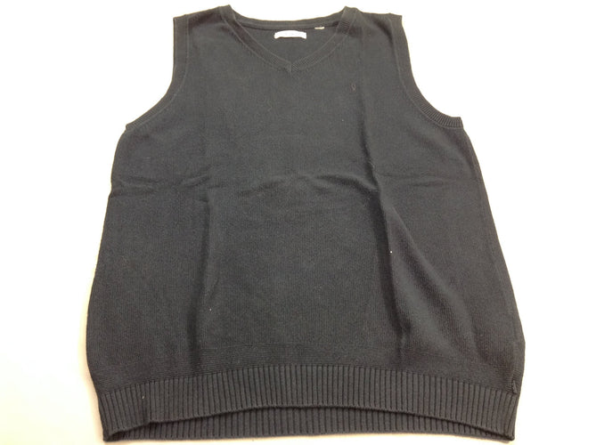 Pull s.m col Vbleu marine texturé, moins cher chez Petit Kiwi