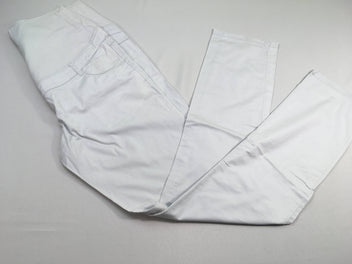 Pantalon gris clair crochet poche