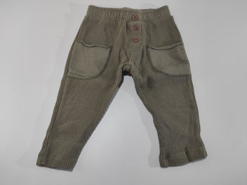 Pantalon kaki texturé