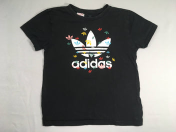 T-shirt m.c noir Adidas, légèrement décoloré