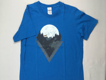 T-shirt m.c bleu lune