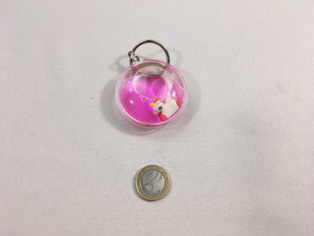 Porte clé Licorne rose