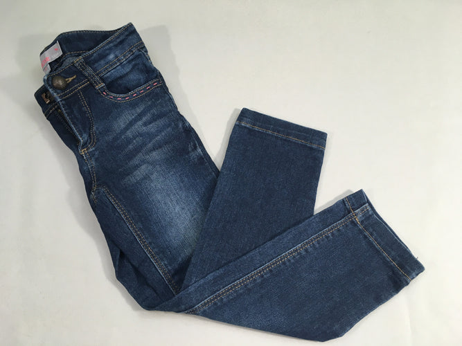 Jeans foncé effet délavé, moins cher chez Petit Kiwi