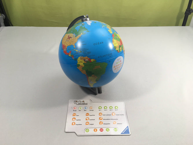 Globe terrestre interactif Tiptoy 7+, moins cher chez Petit Kiwi