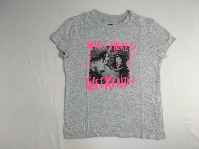 T-shirt m.c gris chiné photo, moins cher chez Petit Kiwi