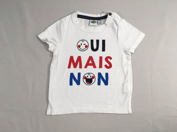 T-shirt m.c blanc Oui