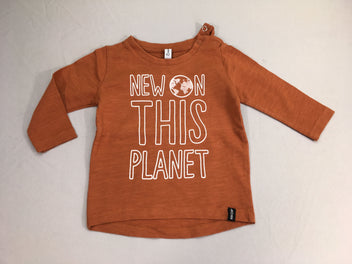 T-shirt m.l cognac flammé new