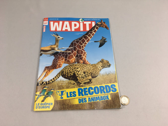 Wapiti-Les records des animaux, moins cher chez Petit Kiwi