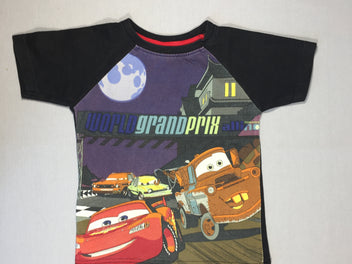 T-shirt m.c noir  - Cars - Word Grand Prix