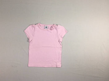 T-shirt m.c rose pâle noeud