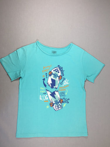 T-shirt m.c bleu clair - skatboard cassé, moins cher chez Petit Kiwi