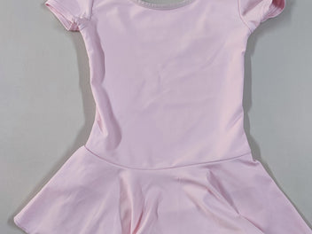 Maillot-robe de danse rose