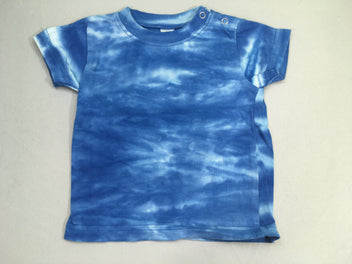 T-shirt m.c bleu tie and dye