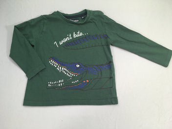 T-shirt m.l vert crocodile