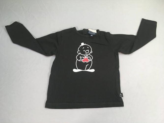 T-shirt m.l noir Bumba, moins cher chez Petit Kiwi