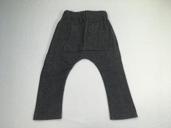 Pantalon en jean noir poche centrale