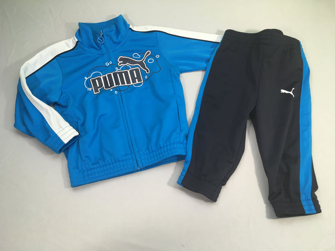 Ensemble de training bleu/blanc Puma, moins cher chez Petit Kiwi