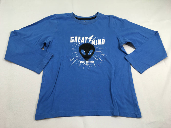 T-shirt m.l bleu great mind sequins, moins cher chez Petit Kiwi